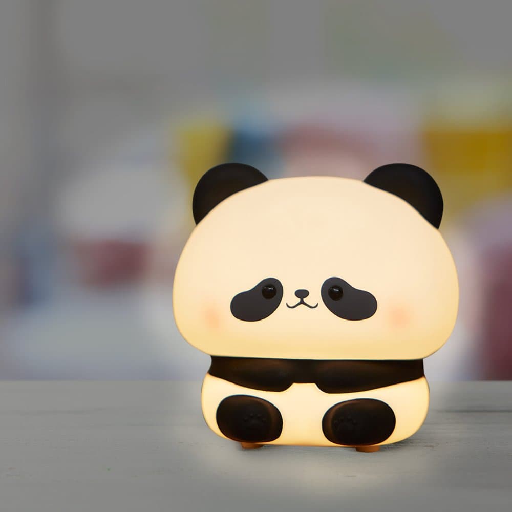 Dekoratívna LED dobíjacia lampa 2W 59lm 3000K teplá biela čierna stmievateľná Panda Sanico Goldlux