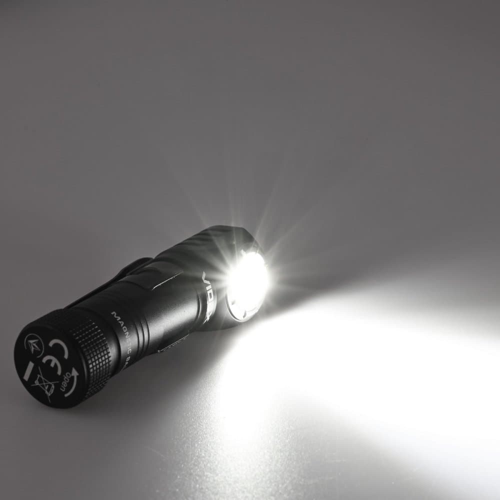 LED čelová svietidlo 3 farby svetla 20W 200lm 5000K čierna IP68 Videx