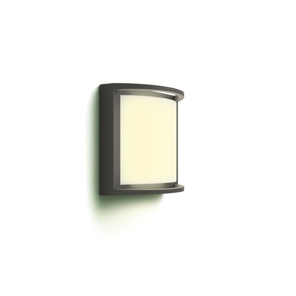 Vonkajšie nástenné svietidlo LED 3,8 W 800 lm 2700 K antracitová Samondra Ultra Efficient Philips 1