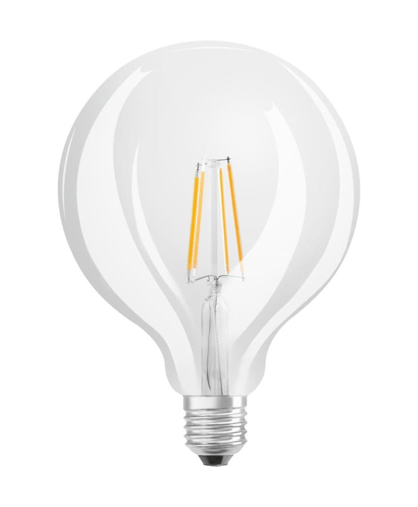 LED žiarovka E27 G125 4W = 40W 470lm 2700K Warm 300° Ledvance 1