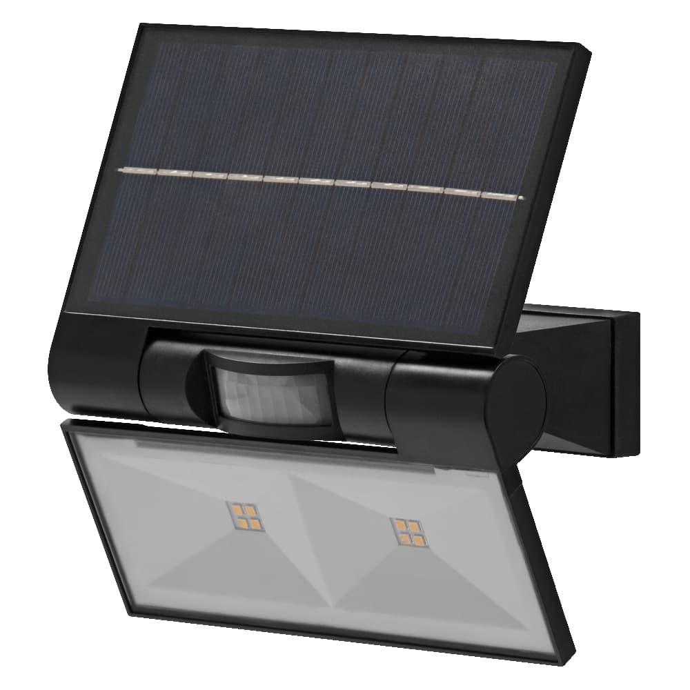 Solárny reflektor LED vonkajšia lampa LED so senzorom pohybu 2, 9W 380lm 3000K teplá stmievateľná sivá IP44 Endura Osram