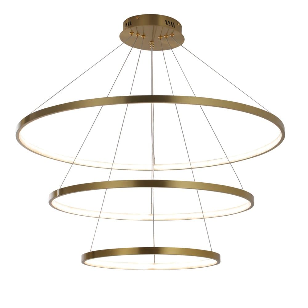 Závesná lampa 60W 8000lm 4000K neutrálna 120° zlatá LEA 1