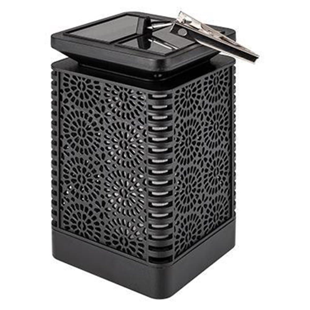 Záhradný lampáš LED Solar Decorative Flame Square 17cm