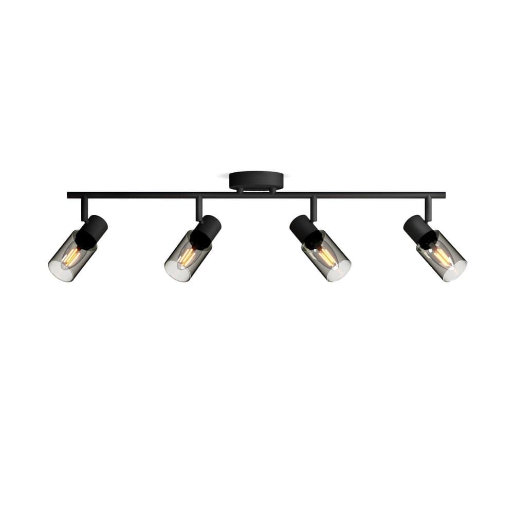 Reflektorové stropné svietidlo 4x E14 Black Palms Philips 1