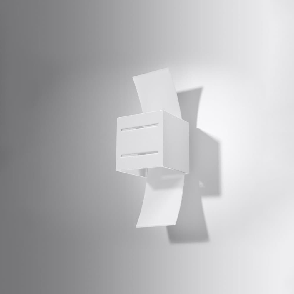 LED svietidlo LORETO G9 Nástenné svietidlo biele SOLLUX 1