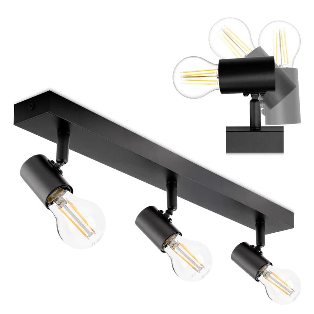 Stropné svietidlo 3x E27 GLASA LUMILED 1