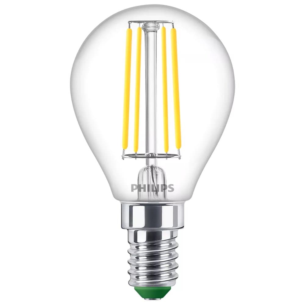 LED žiarovka E14 Ball P45 2,3W = 40W 485lm 210lm/W 4000K Neutral 300° CLASS A UltraEfficient Philips 1