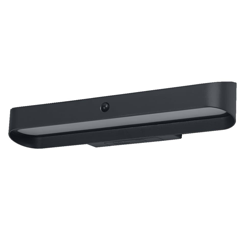 Vonkajšie nástenné svietidlo LED so senzorom pohybu a súmraku 7W 265lm 3000K teplá biela USB-C stmievateľné sivá IP54 Endura Osram