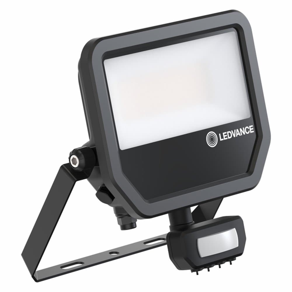 LED reflektor Vonkajší reflektor 50W 5500lm 3000K IP65 čierny s pohybovým a súmrakovým senzorom Reflektor Ledvance