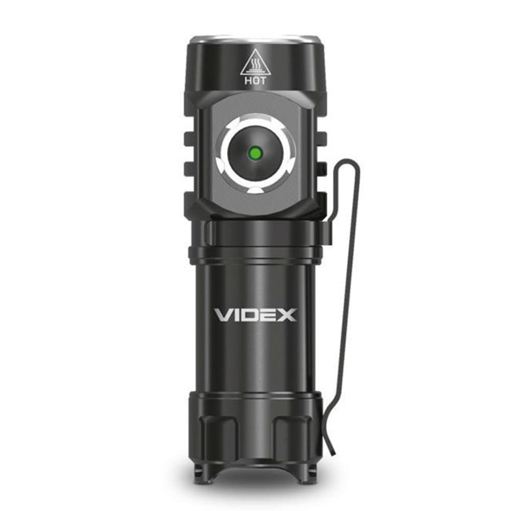 Taktická LED dobíjacia vodotesná baterka 10W 600lm 5700K A055 VIDEX
