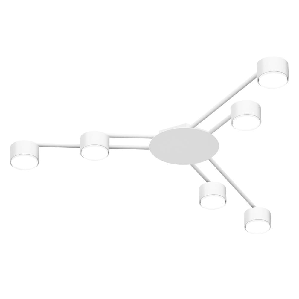 Stropná lampa 6x GX53 LED biela moderná Videx