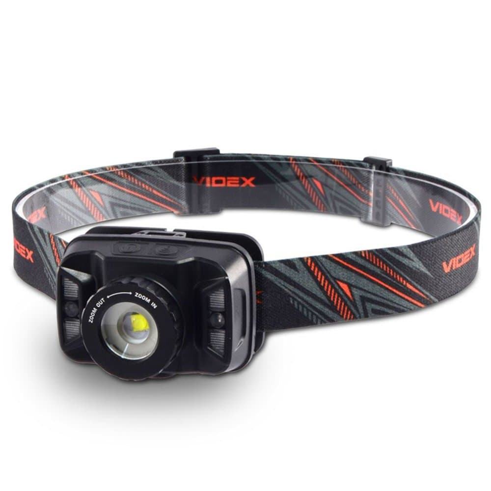 LED dobíjacia hlavová baterka s dotykovým senzorom 5W 270lm 5000K H045Z ZOOM VIDEX