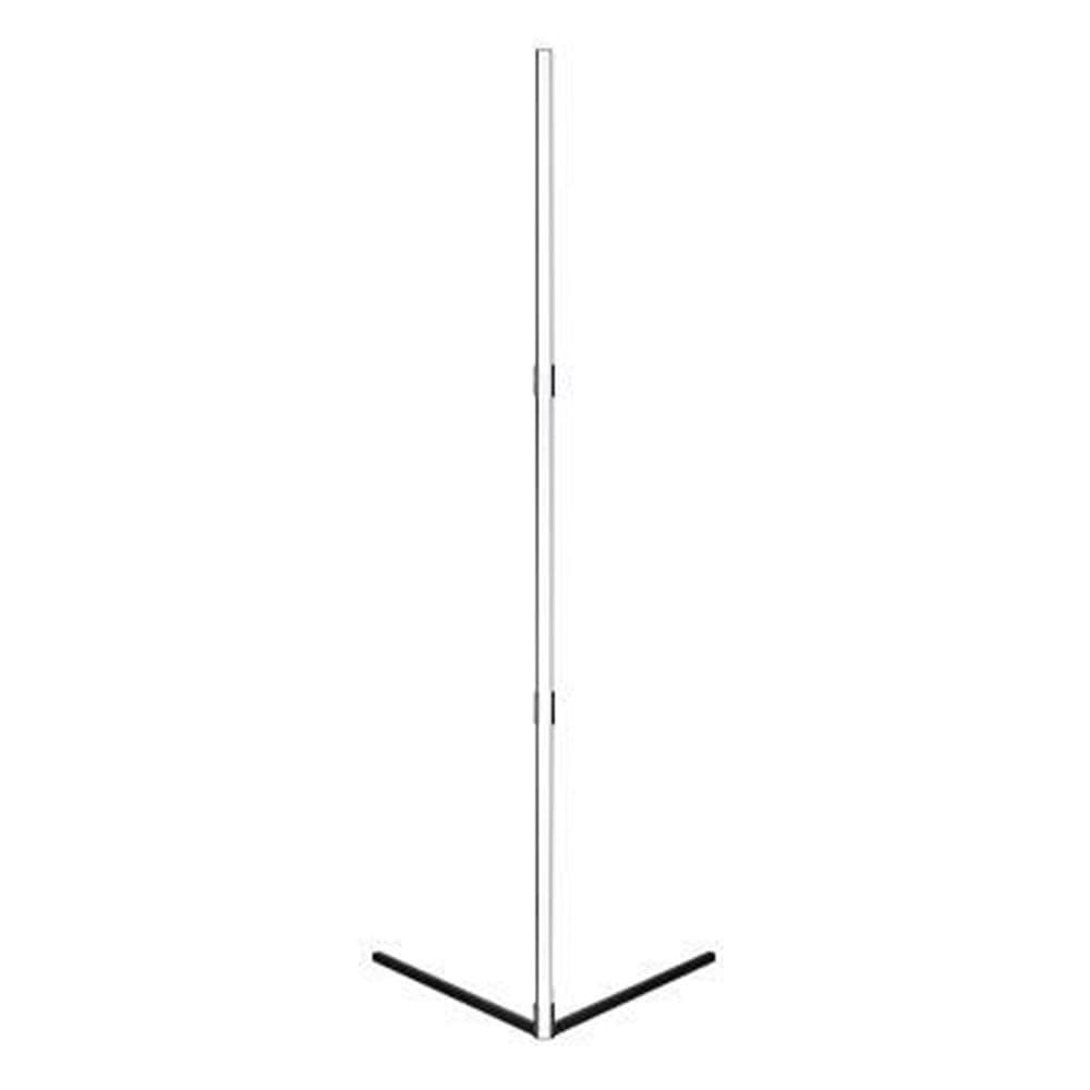 Rohová stojaca lampa čierna 20W RGB Zmena farieb Diaľkové ovládanie