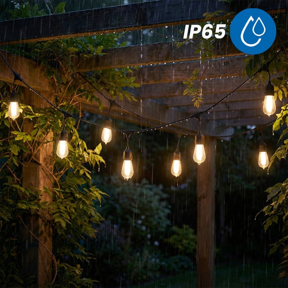 Solárna záhradná girlanda 15x LED plameň dekoratívne svetielka 15m 1800K teplá FLAME LUMILED 1