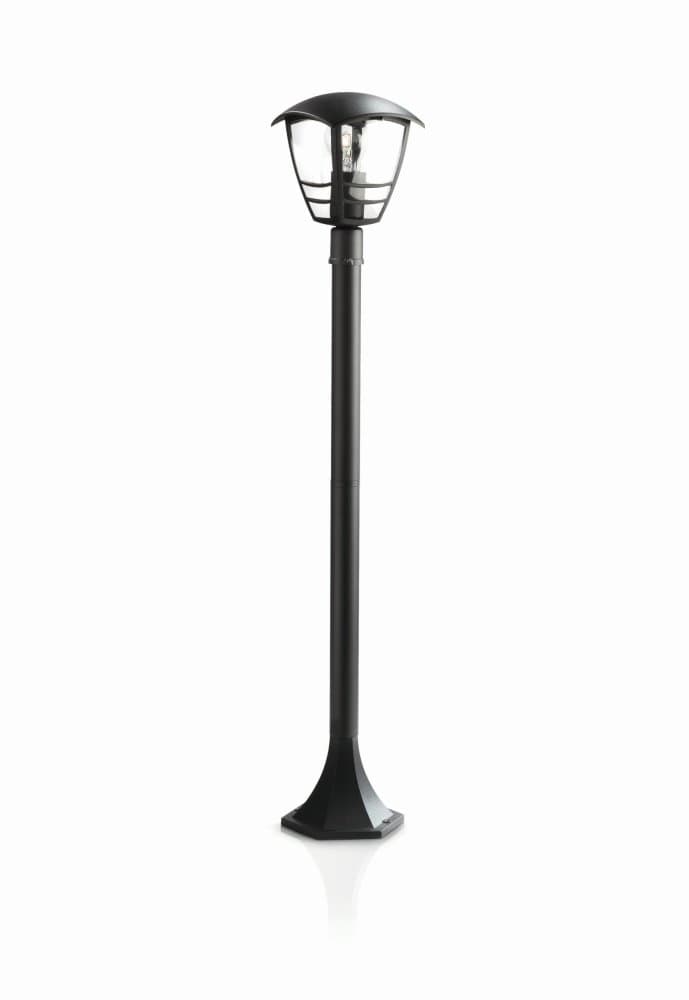 Vonkajší LED lampáš CREEK myGarden E27 IP44 100cm čierny PHILIPS 1