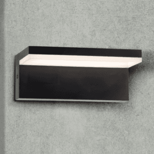 Vonkajšie nástenné fasádne svietidlo LED 4000K Rectangle Black