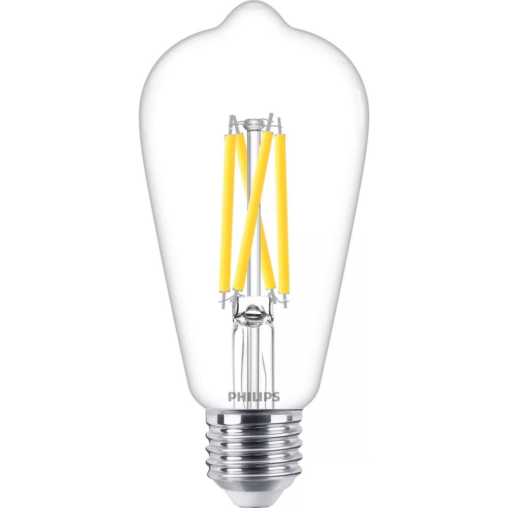 LED Edison E27 ST64 5,9W = 60W 806lm 2700 teplé vlákno PHILIPS stmievateľná žiarovka