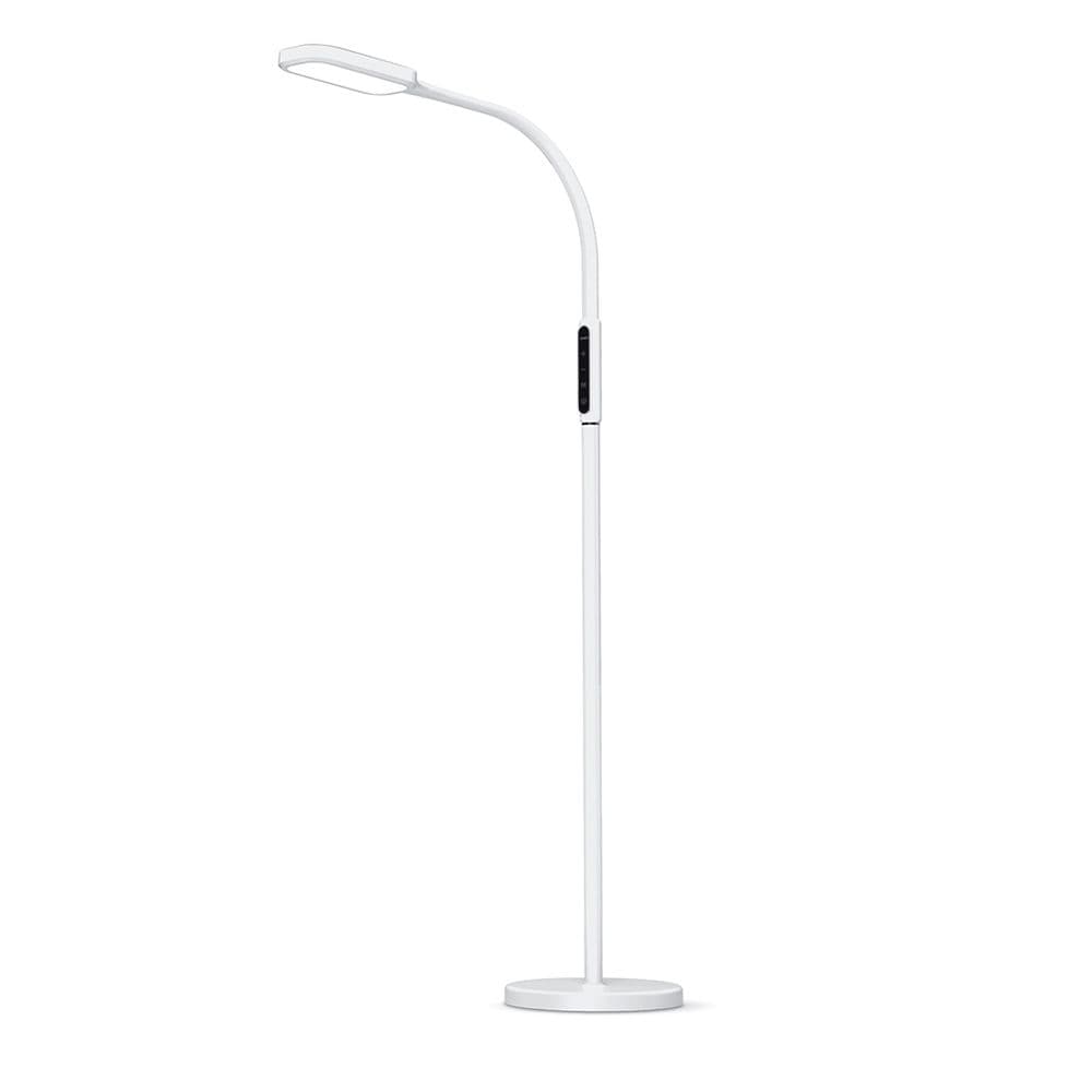 Stolná lampa 2v1 LED 12W 3000K-5500K CCT Stmievateľná dotyková biela
