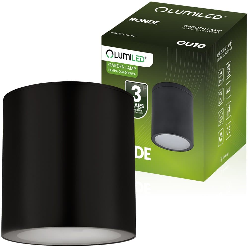 Vonkajšie bodové svietidlo GU10 LED IP54 Round 95mm RONDE LUMILED 1