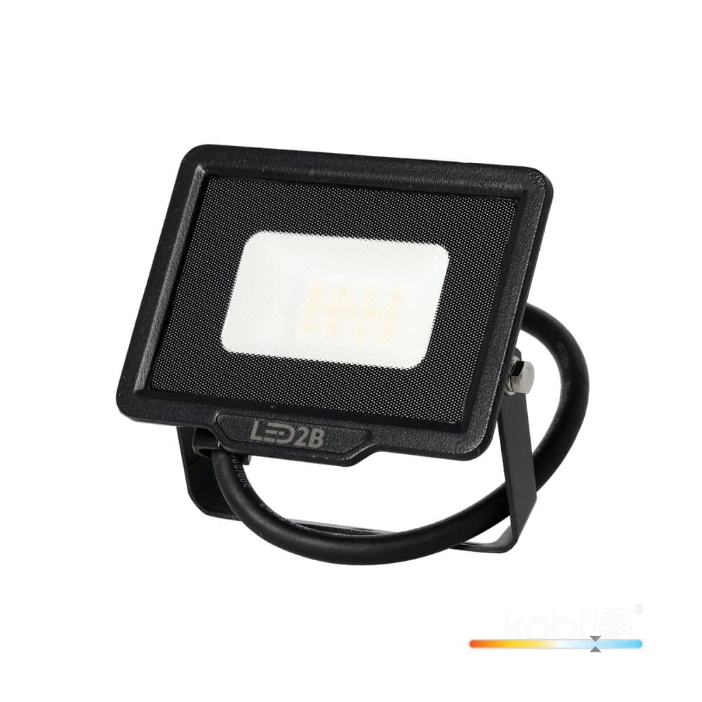 LED reflektor 10W 800lm 6000K IP65 Black LED2B KOBI MH