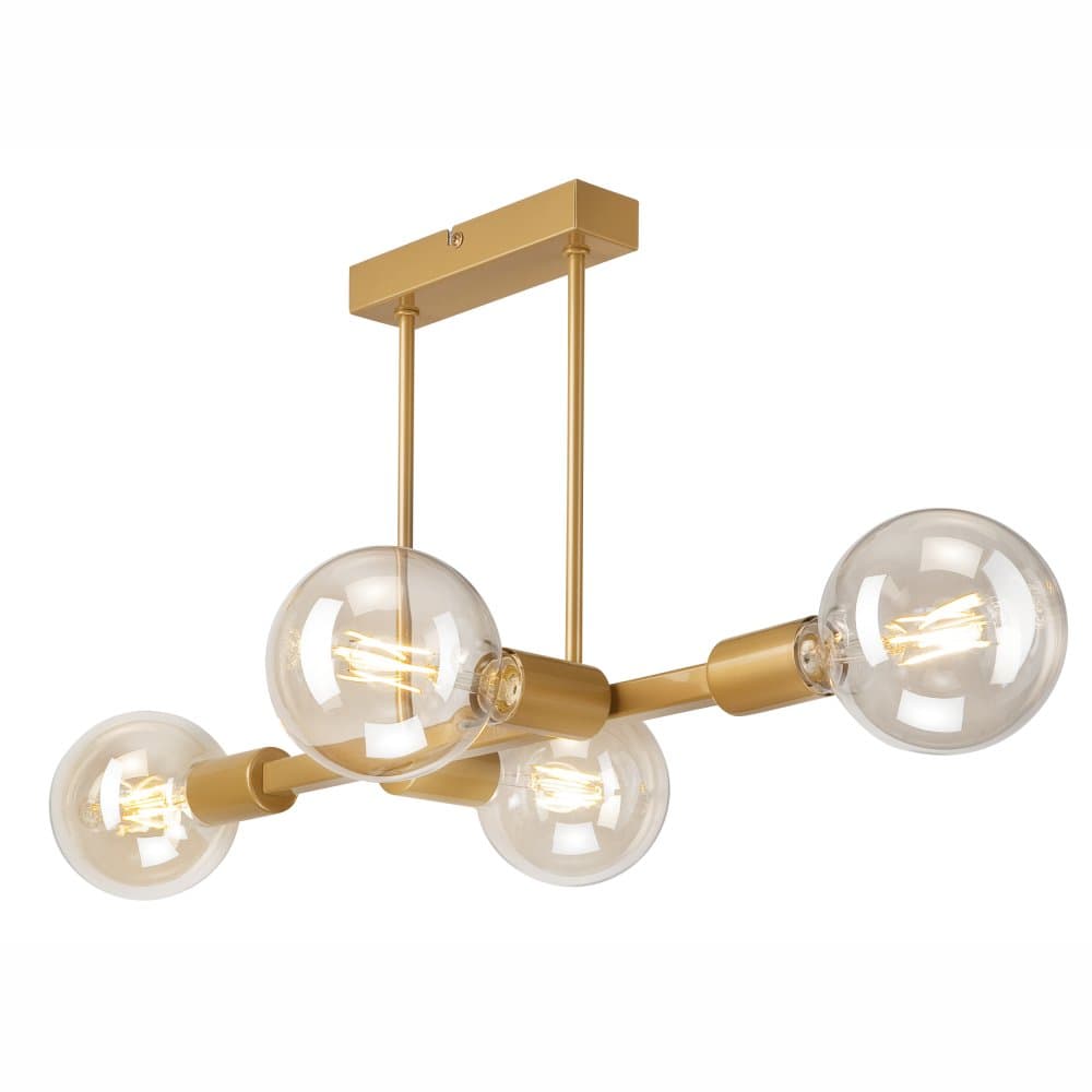 ASTRID Stropné závesné svietidlo 4xE27 Gold Glamour LM-4.146 Lamkur 1