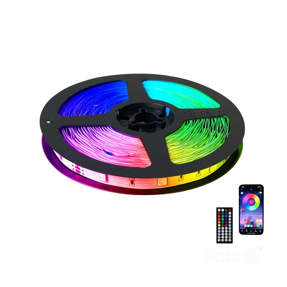 LED pásik 25W RGB 5m s diaľkovým ovládačom Smart Play Kobi 1