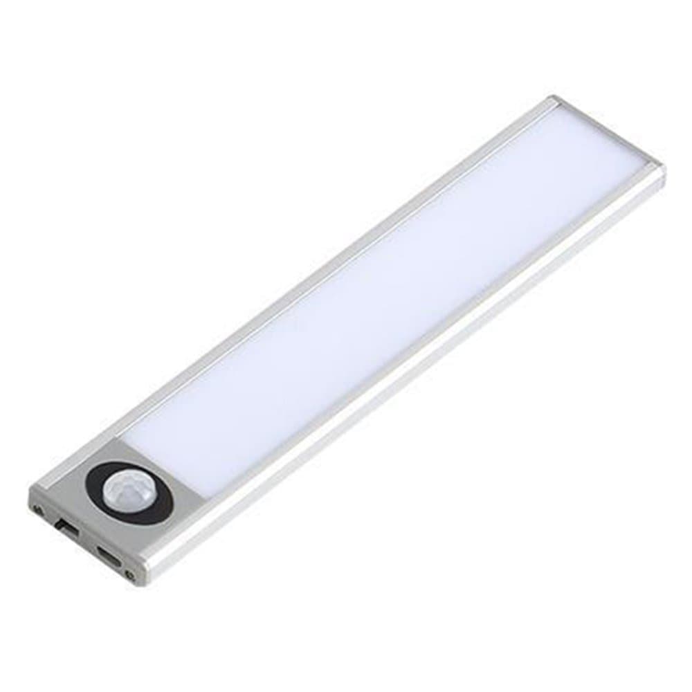 LED osvetlenie pod stôl Nábytkový pás 1W 4500K 20cm so senzorom pohybu Strieborná
