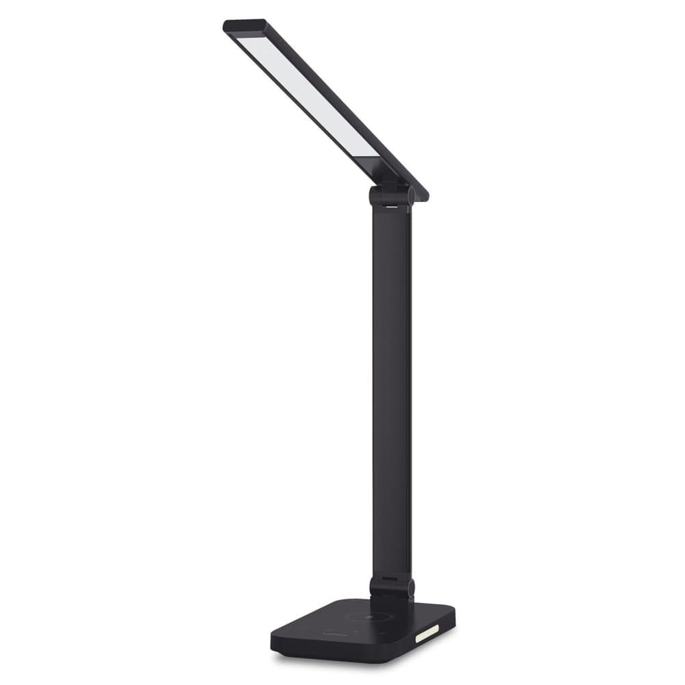 Stolná LED lampa 18W 700lm 6500K studená čierna stmievateľná Videx 1