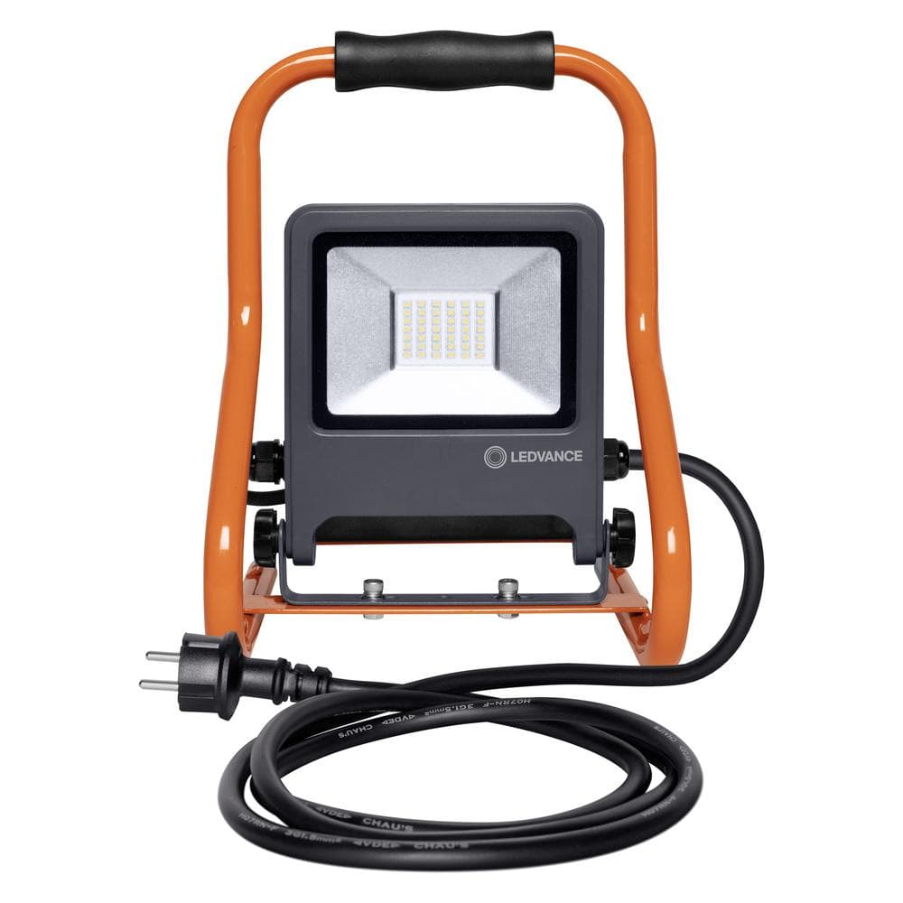 LED reflektor 30W 2700lm 4000K + 2x 230V zásuvka WORKLIGHTS R-STAND LEDVANCE Prenosný pracovný reflektor