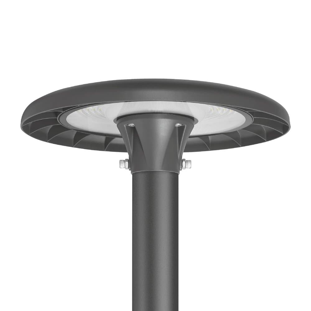 Uličná parková záhradná lampa LED 120W 16800lm CCT 90° 0, 53A čierna VIDEX