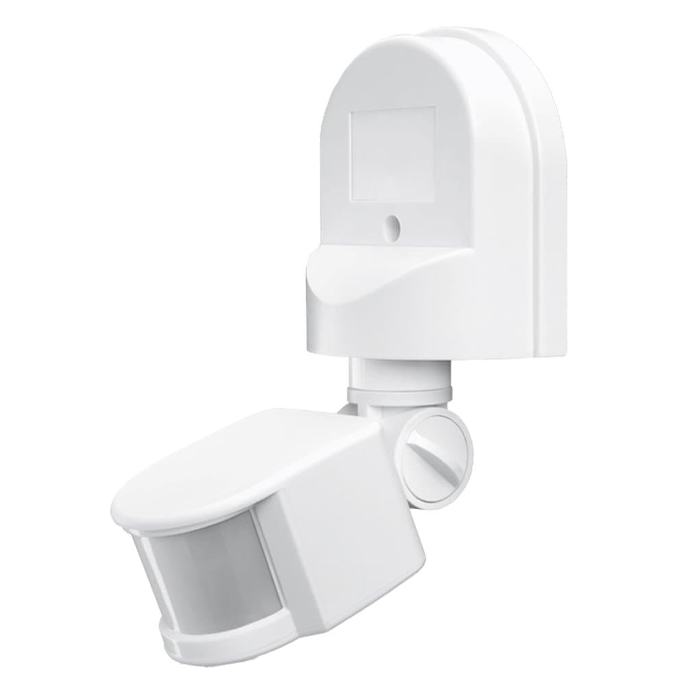 Vonkajší svetelný senzor pohybu a súmraku 1200W biely IP44 VL-SPW2W Videx 1