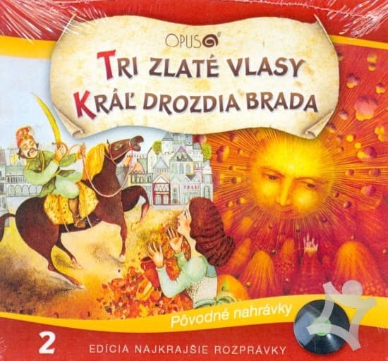 CD Najkrajšie rozprávky - TRI ZLATÉ VLASY / KRÁĽ DROZDIA BRADA 1