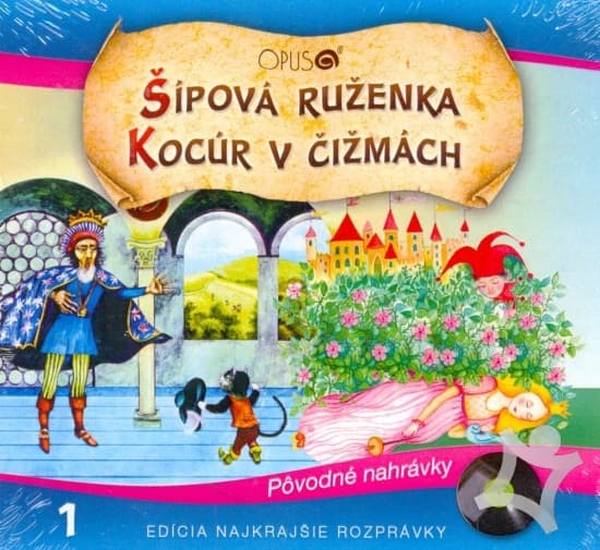 CD Najkrajšie rozprávky - SIPOVA RUZENKA / KOCUR V CIZMACH 1