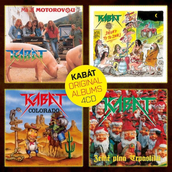 CD Kabát - ORIGINAL ALBUMS 4CD VOL.1 1
