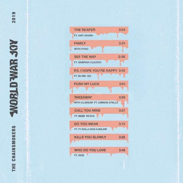 CD Chainsmokers - World War Joy 1