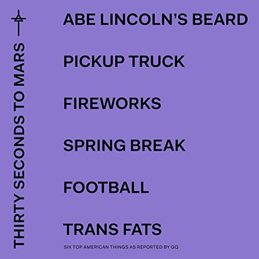 CD Thirty Seconds to Mars - America