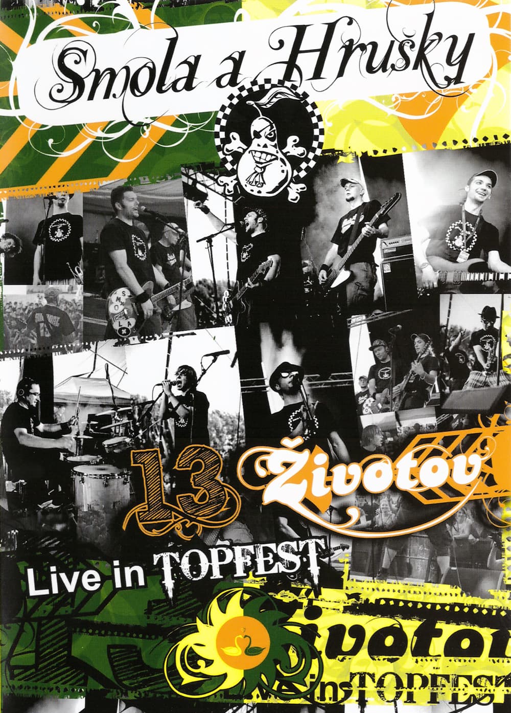 DVD Smola a Hrušky - 13 životov / Live in Topfest 1
