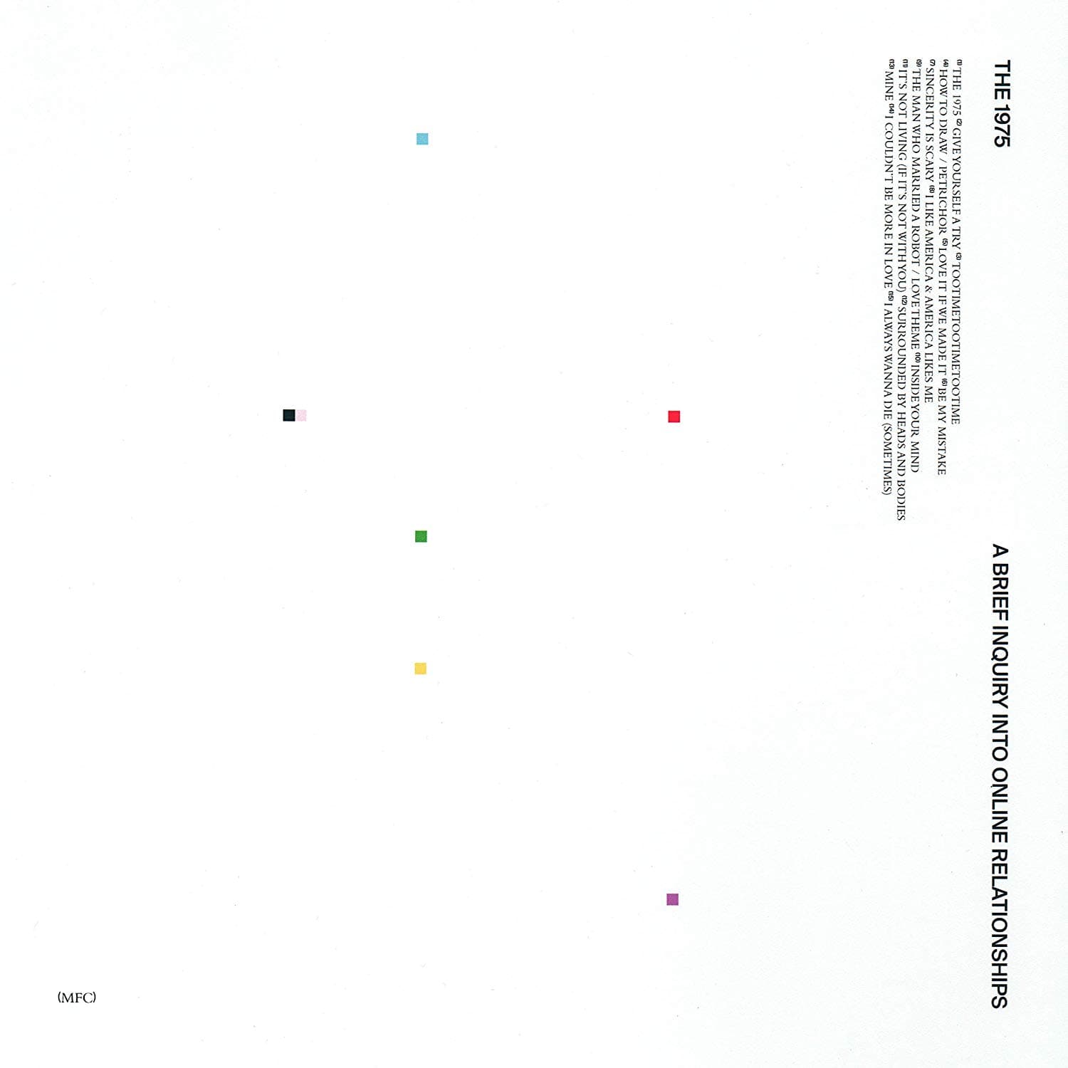 CD The 1975 - A Brief Inquiry into Online Relationships
