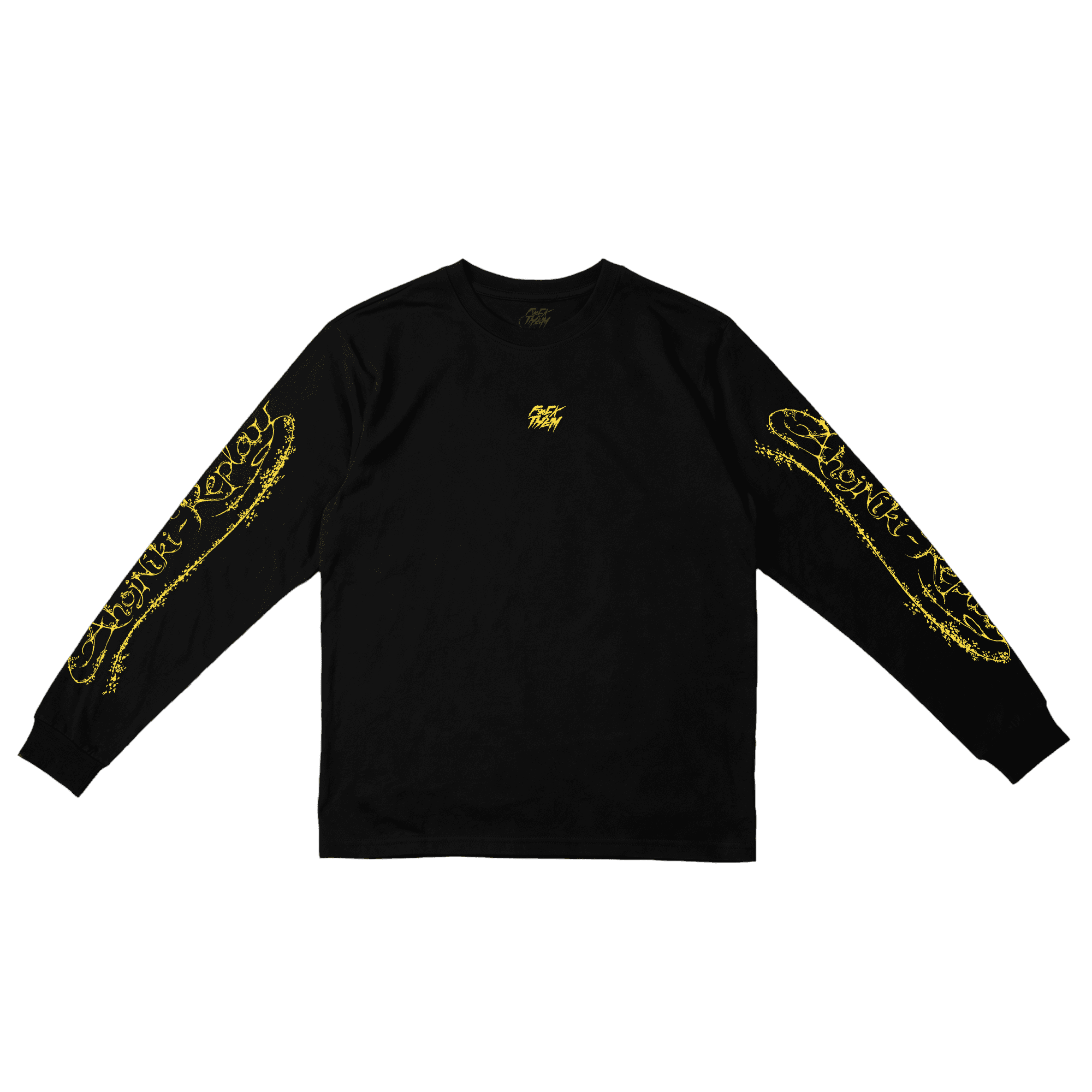 Tričko s dlhým rukávom ahojniki - Replay Longsleeve, Unisex,Čierna,M