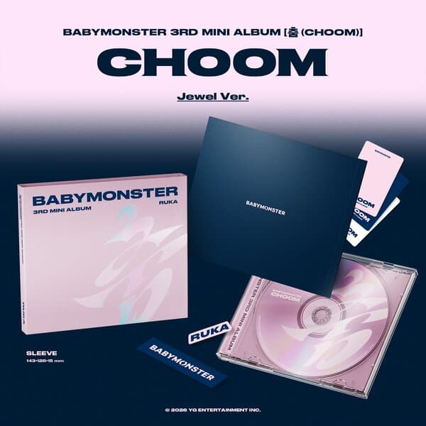 CD Babymonster - Choom - Jewel Sleeve - PHARITA version