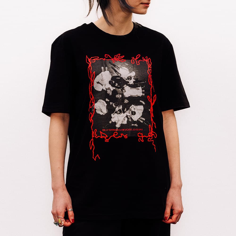 Tričko Billy Barman - BB x SĽUK - Poster, Unisex,Čierna,M 1