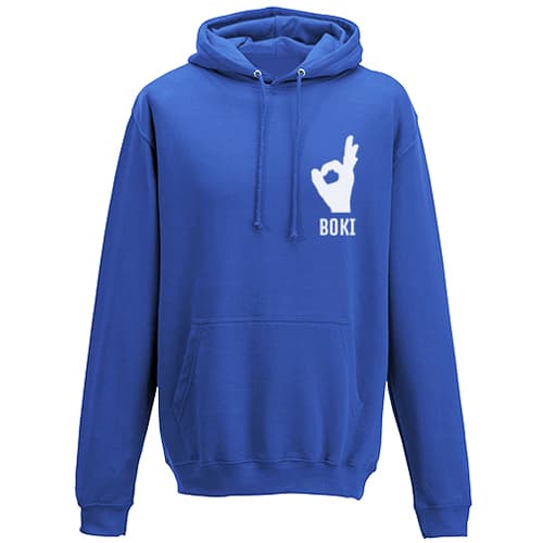Mikina Boki - Dík mám sa dobre, Unisex,Tropická modrá,XS