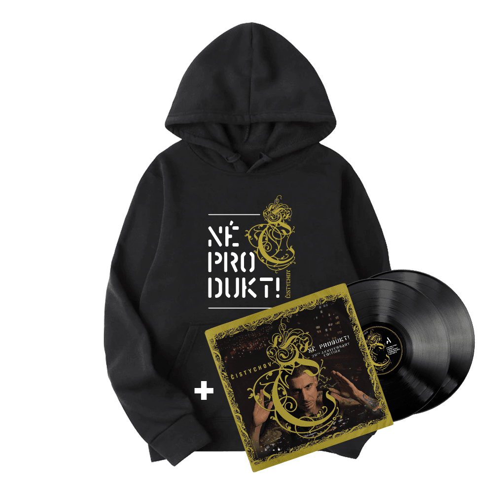Balík Čistychov - Vinyl Né Produkt! (20th Anniversary Edition) + Mikina Né Produkt! (20th Anniversary Edition) 1