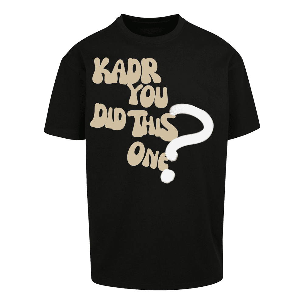 Tričko DJ Kadr - “Kadr you did this one?” Bridge, Muž,Čierna,M