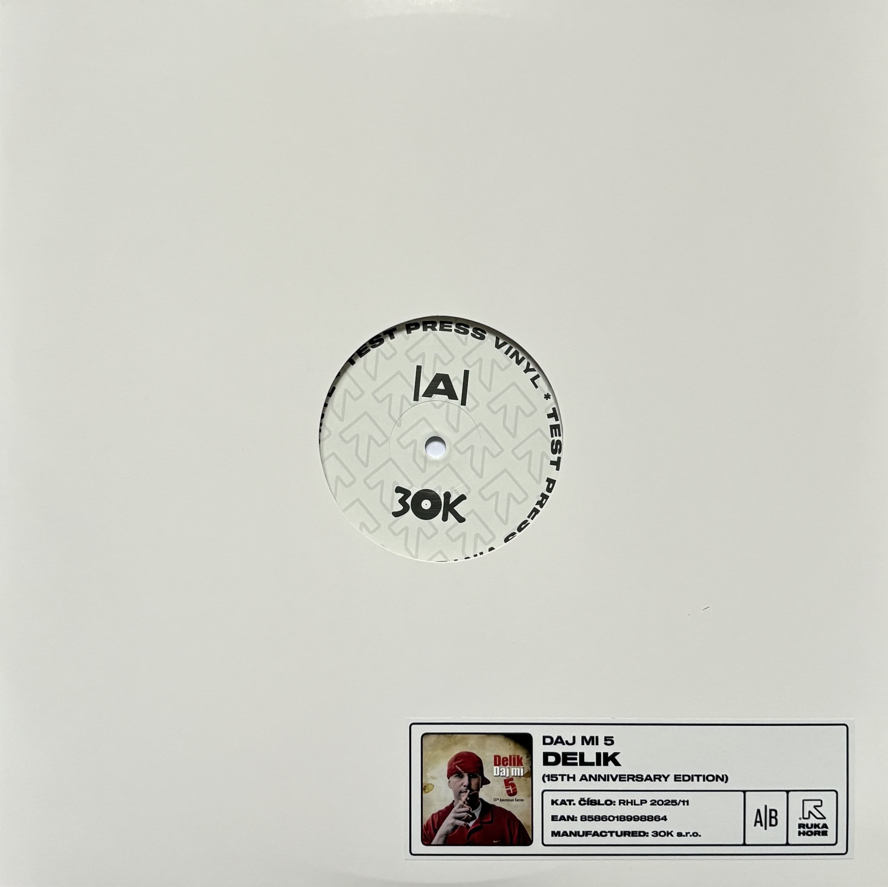 Vinyl Delik - Daj Mi 5 (15th Anniversary Edition) (Transparent Vinyl) (TESTPRESS) 1