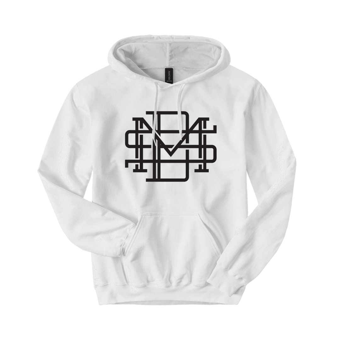 Mikina DMS - DMS Logo, Unisex,Biela,M 1