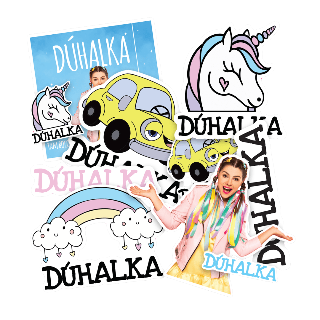 Nálepky Dúhalka - Dúhalka 1