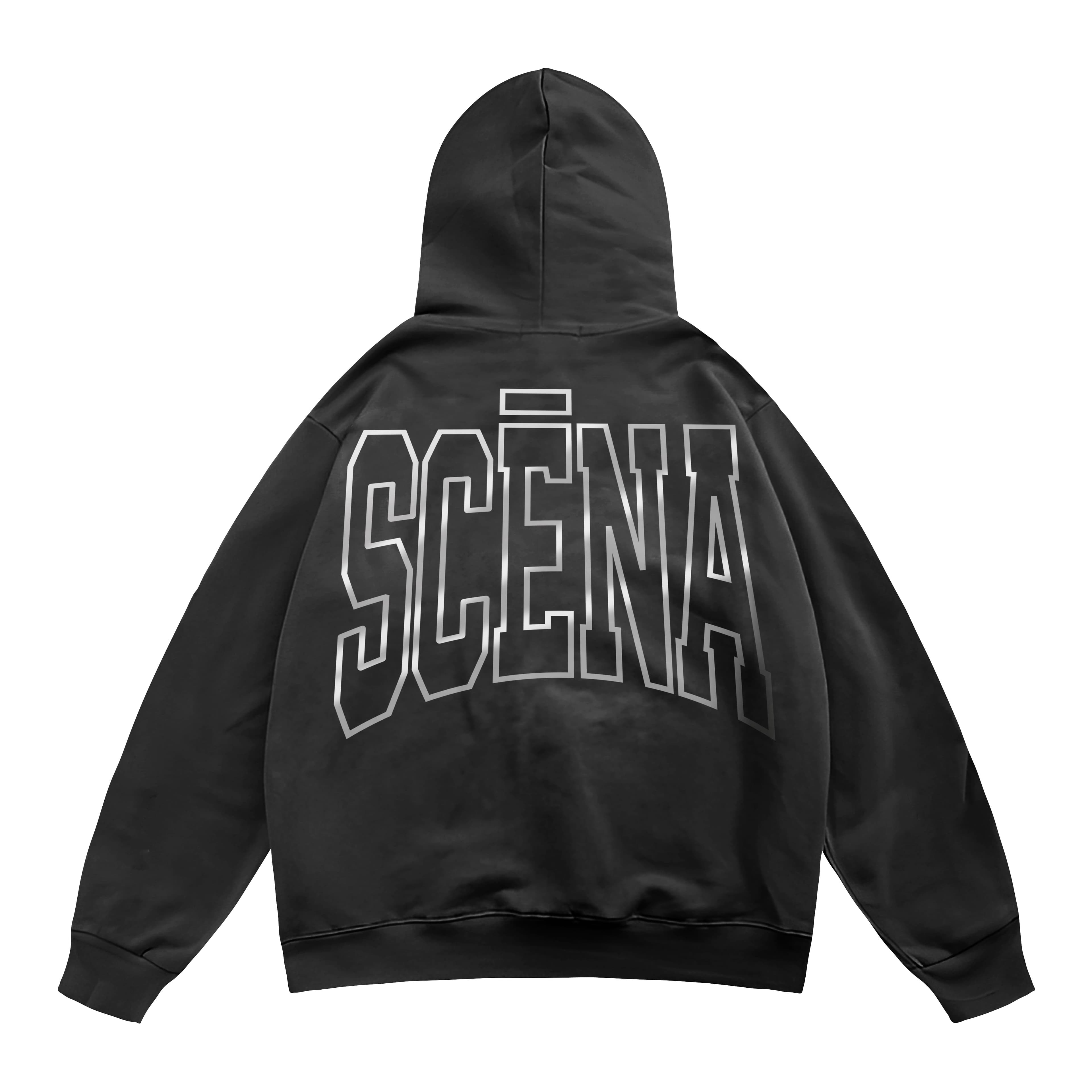 Mikina Ego - Scéna, Unisex,Čierna,XL