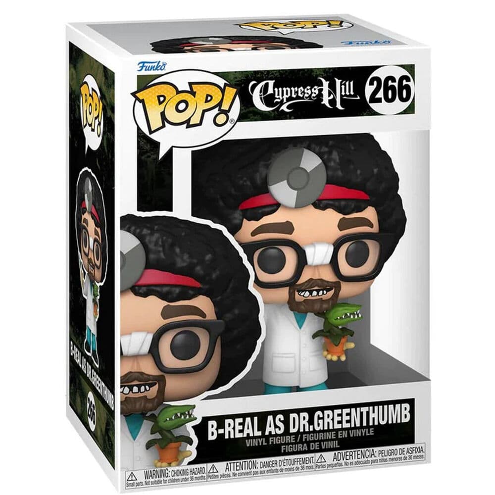 Figúrka Cypress Hill - Funko POP! Rocks: B Real as Dr. Greenthumb 1