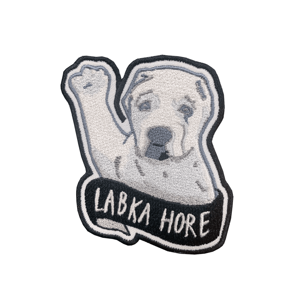 Textilná nášivka Labka Hore - Igor 1